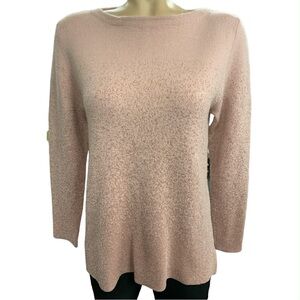 Liz Claiborne Blush Pink Knit Top Size M